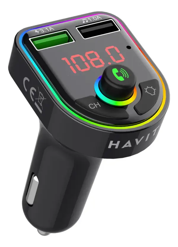 MODULADOR MP3 HAVIT HV-FM811BT BLUETOOTH