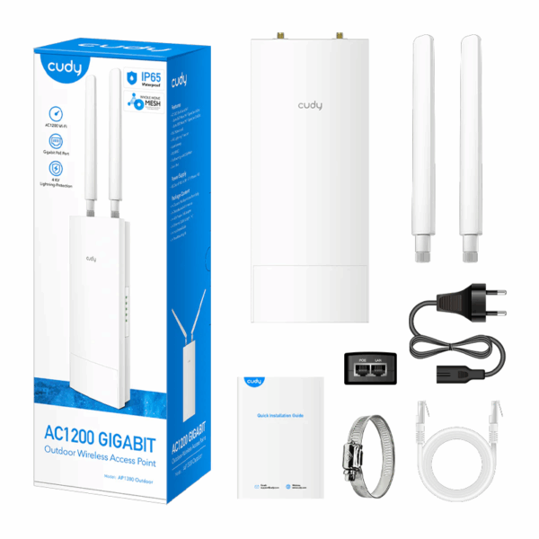 CUDY OUTDOOR ACCESS POINT AC1200 WIFI GIGABIT