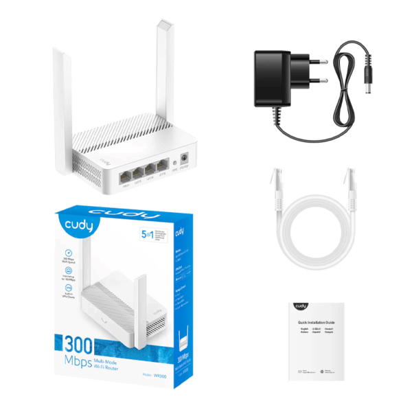 CUDY WR300 N300 WI-FI ROUTER